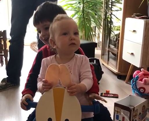 Avec mon chevalier !