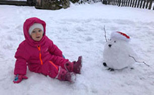 Mon bonhomme de neige !